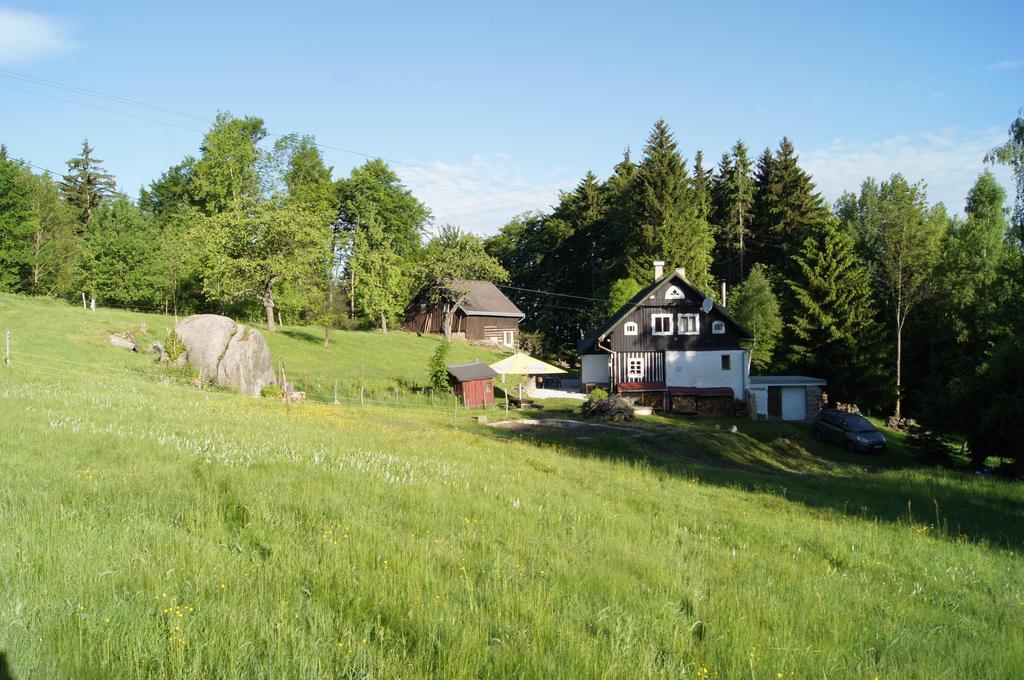 Na Slunecni Pohadkova Chaloupka Ve Sladke Dire Příchovice Exterior foto