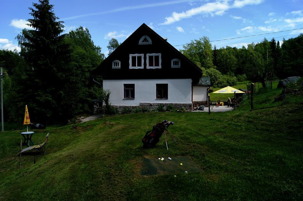 Na Slunecni Pohadkova Chaloupka Ve Sladke Dire Příchovice Exterior foto
