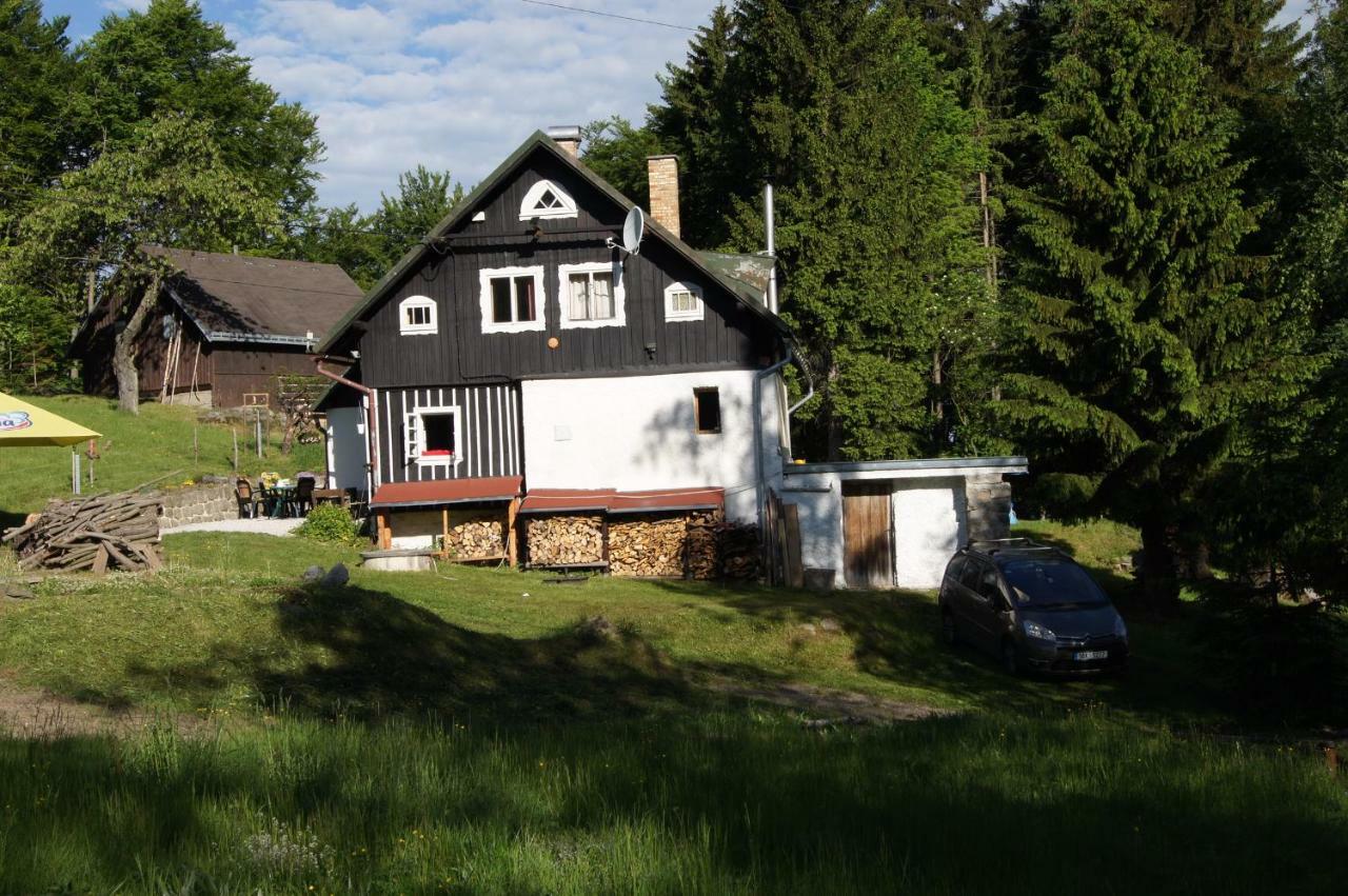 Na Slunecni Pohadkova Chaloupka Ve Sladke Dire Příchovice Exterior foto